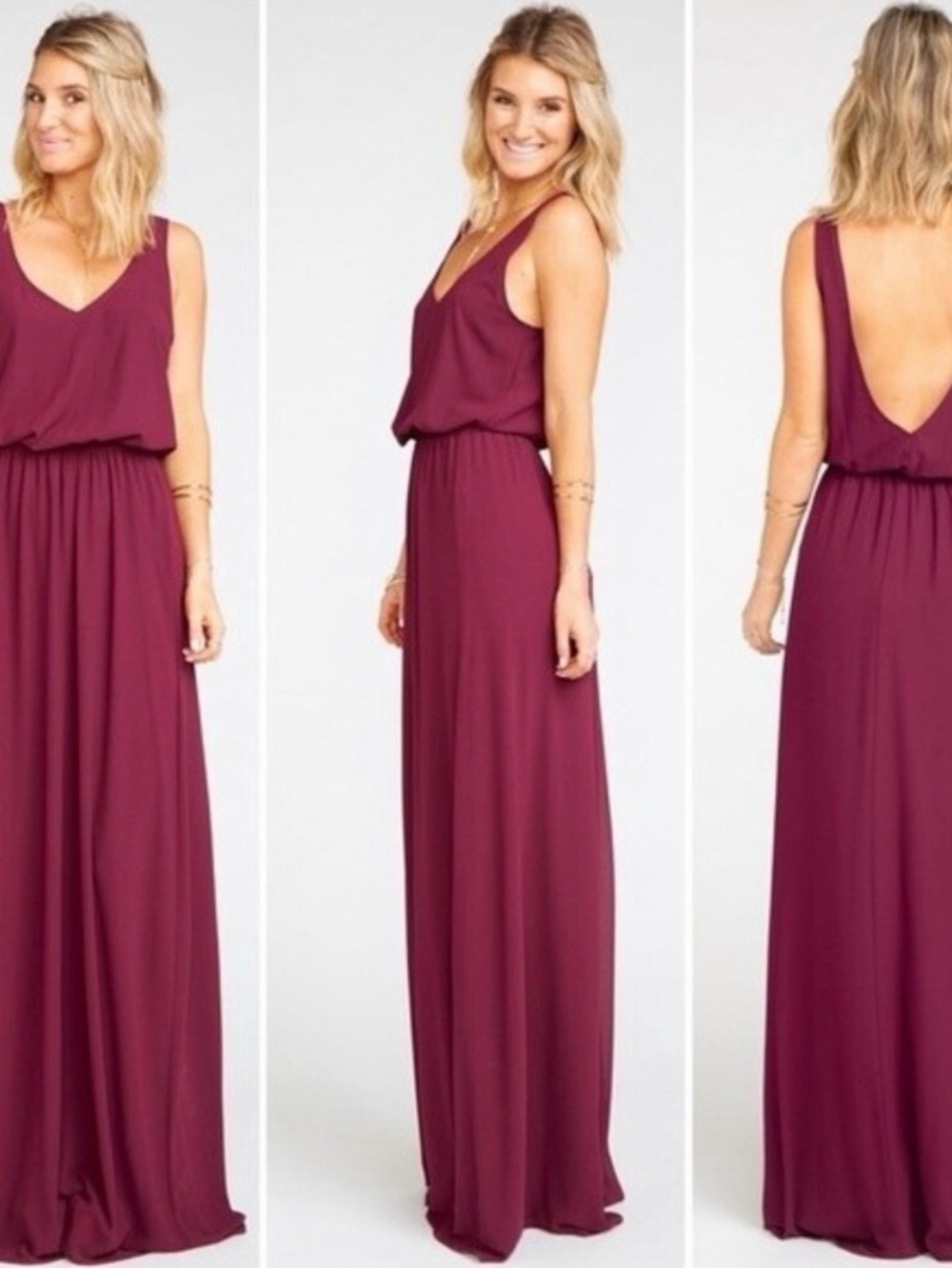NWT- SHOW ME YOUR MUMU
Kendall Maxi Dress Merlot